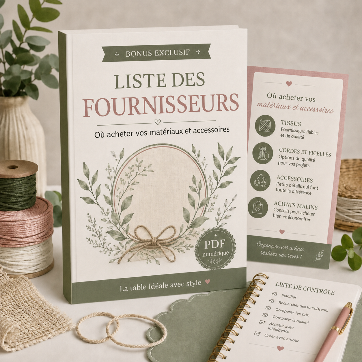Liste des fournisseurs
